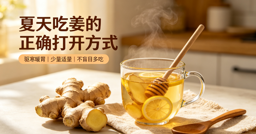 夏季吃姜并非人人适合！养生科普，两类人群坚决要忌口
