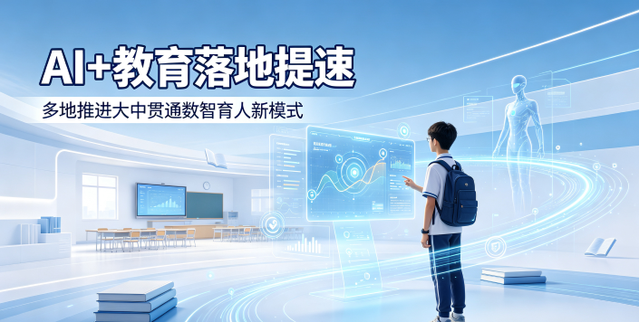 AI+教育落地提速 多地推进大中贯通数智育人新模式