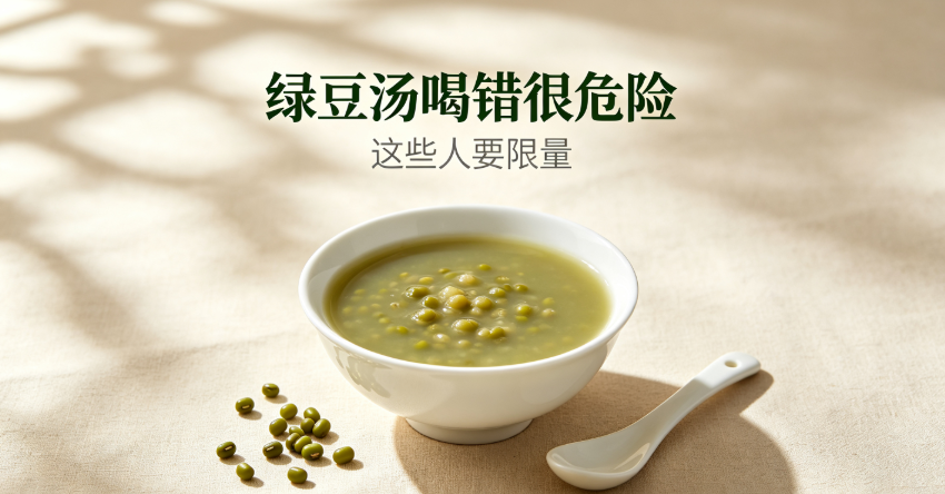 把绿豆汤当水喝险致命！女子连饮3天突发脑出血，这些禁忌多数人不知