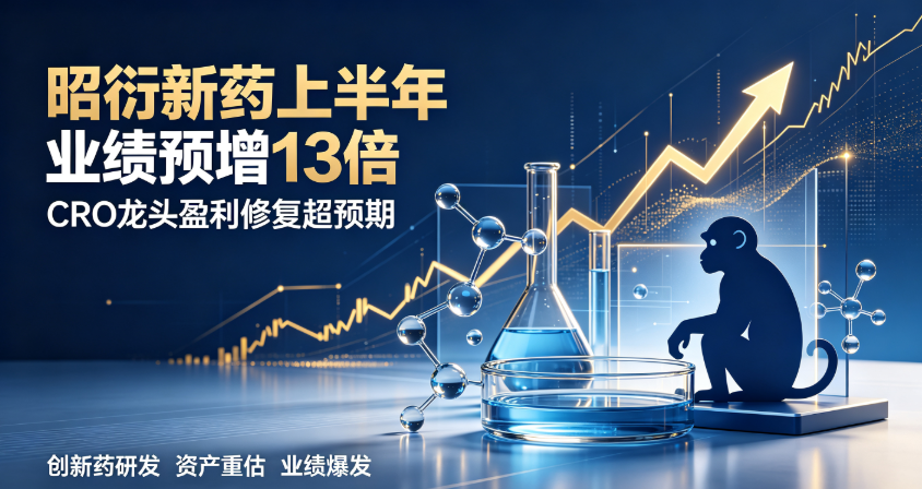 业绩大爆发！昭衍新药上半年净利预增超13倍