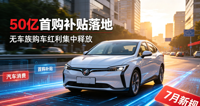 50亿首购补贴落地！2026年汽车首购红利来袭 无车族专属