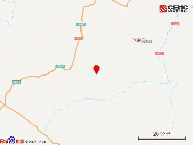 青海海南州兴海县发生5.7级地震