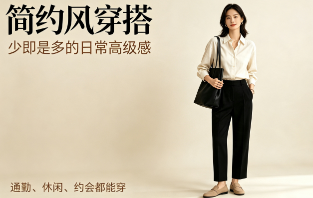 简约风成穿搭主流 褪去繁杂设计 解锁日常高级时尚感